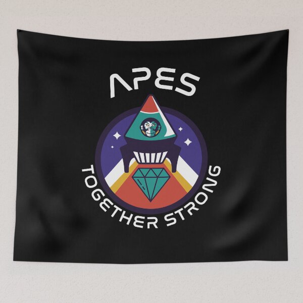 Item preview, Apes Together Strong HODL To The Moon designed and sold by MasterKlaw.