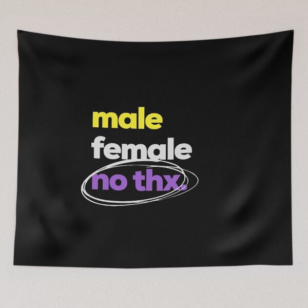Item preview, Gender? no thx. LGBTQ Nonbinary Pride designed and sold by Subtle Pride Shop.