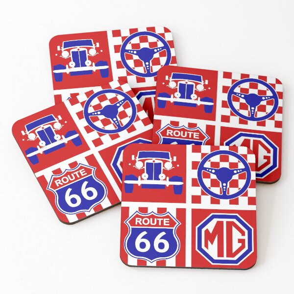 Item preview, Classic MG Roadster on Route 66 designed and sold by YouNeedKitch.