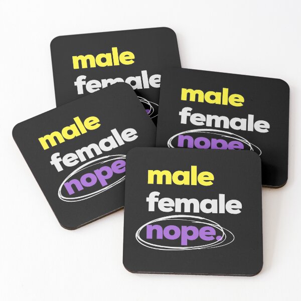 Item preview, Gender? Nope. LGBTQ Nonbinary Pride designed and sold by Subtle Pride Shop.