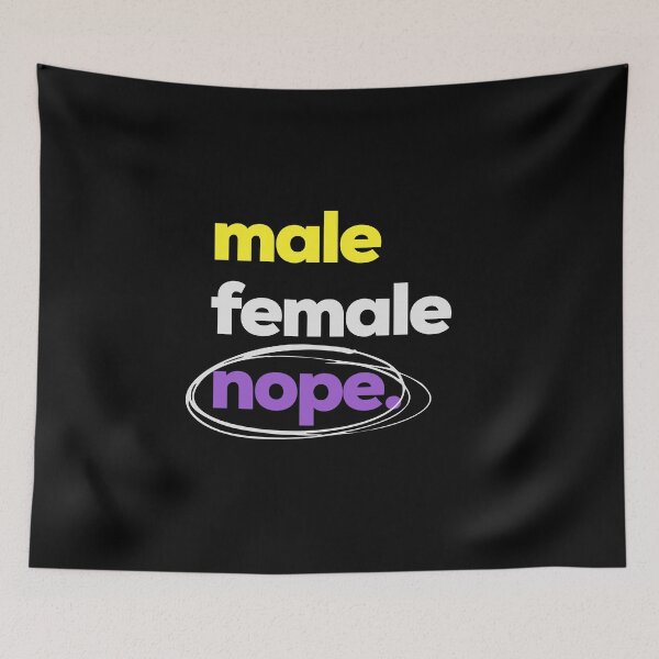 Item preview, Gender? Nope. LGBTQ Nonbinary Pride designed and sold by Subtle Pride Shop.