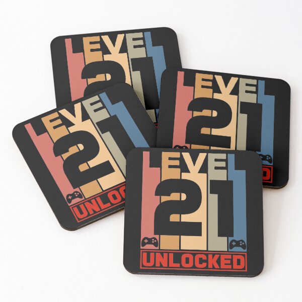 Item preview, Level 21 Unlocked - Born in 2000 Gaming - 21st Birthday Anniversary Video Game Father's Day Christmas Present. designed and sold by ALITOPRINCE.