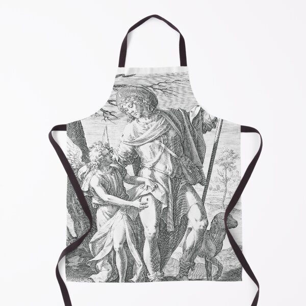 Item preview, Heilige Rochus, Saint Roch, Johann Sadeler designed and sold by neteor.