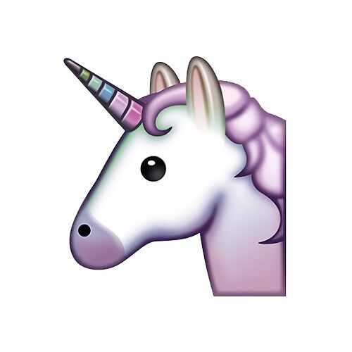 "Unicorn emoji" by EGT672 Redbubble