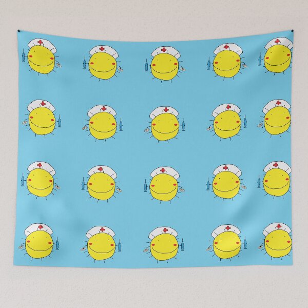 Item preview, Happy suns pattern with doctor clothes designed and sold by Denisse diseno.