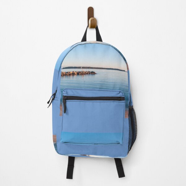 Item preview, Landmark Mount Maunganui on horizon across Tauranga harbour at sunrise designed and sold by Brian Scantlebury.