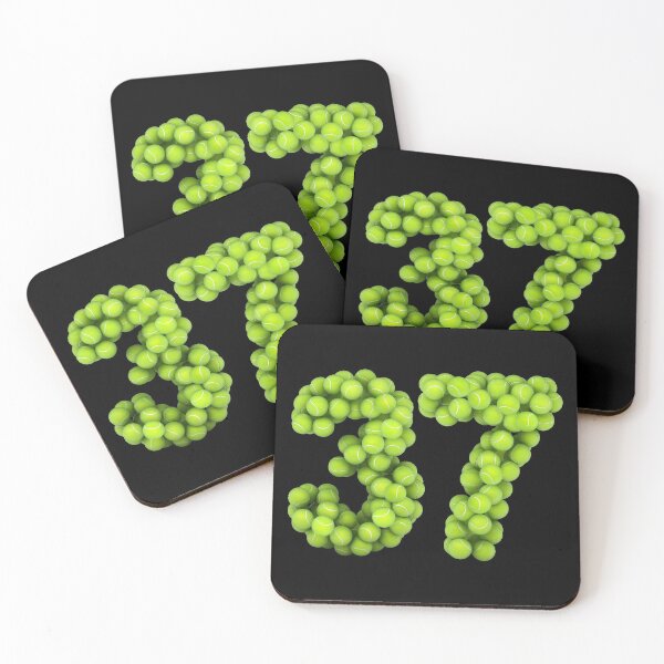 Item preview, Tennis Player Number 37 - Tennis Sports thirty-seven Game Set Match 37 designed and sold by elhefe.