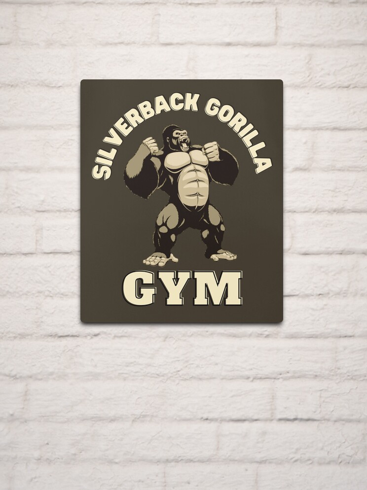 Gorilla Gym | Metal Print