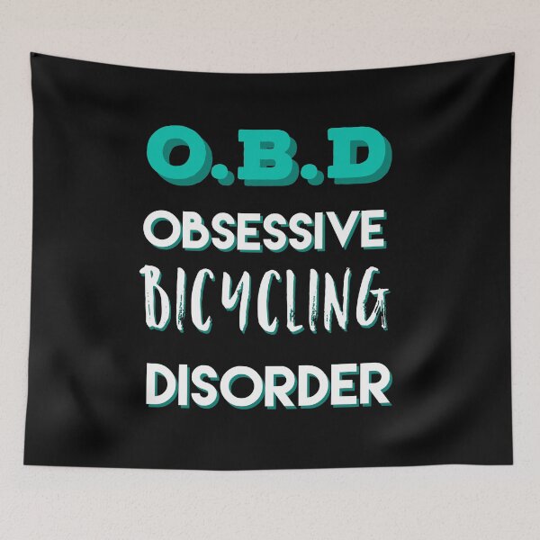 Item preview, Funny Cycling Lovers gift,  Obsessive Bicycling Disorder designed and sold by AmazingEcraft.