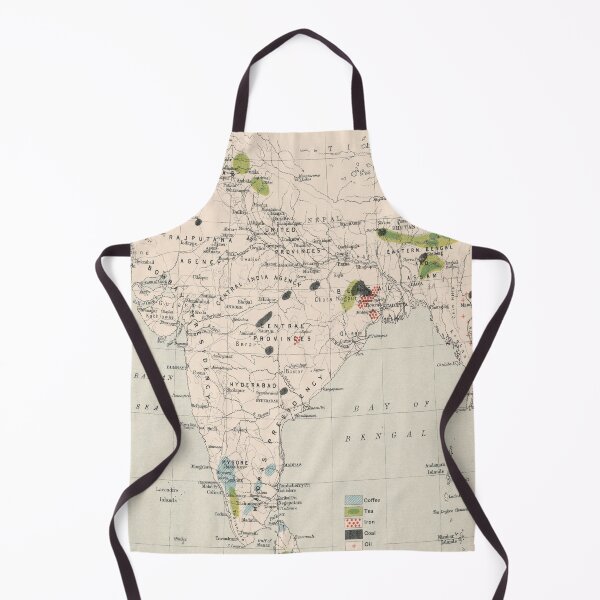 Item preview, Old India Industrial Resources Map (1907) Vintage South Asia Natural Commodity Atlas designed and sold by BravuraMedia.