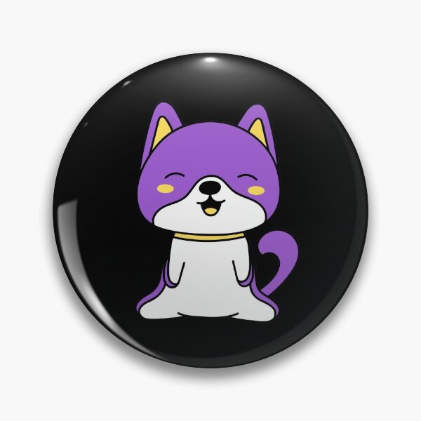 Item preview, Cute Yellow White Purple Black Puppy Dog. LGBTQ Nonbinary Pride designed and sold by Subtle Pride Shop.