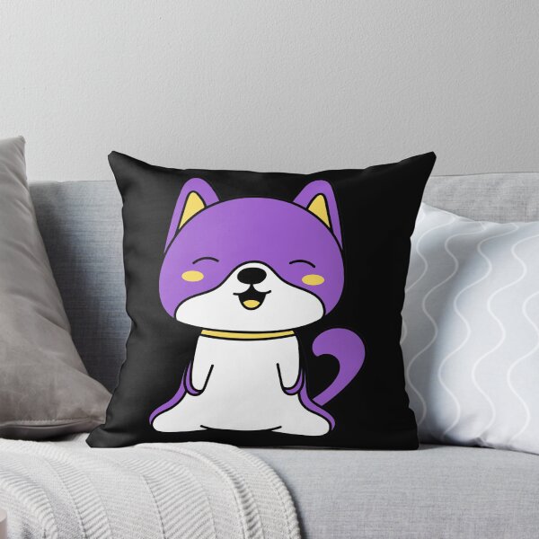 Item preview, Cute Yellow White Purple Black Puppy Dog. LGBTQ Nonbinary Pride designed and sold by Subtle Pride Shop.