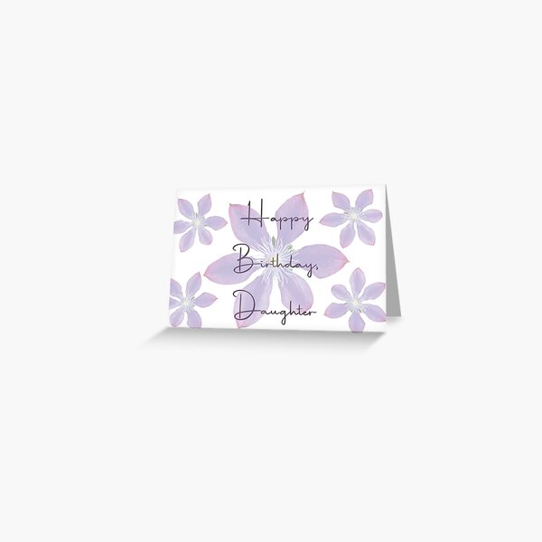 Item preview, Happy Birthday, Daughter! designed and sold by Fiona-Lynn Designs.