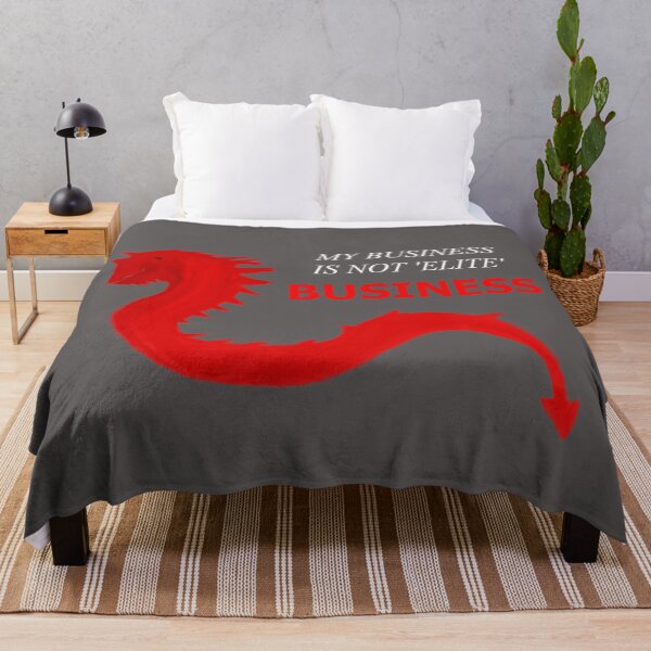 Item preview, My Business Is Not 'Elite' Business (Red Sea Serpent) designed and sold by SelfUpgrade.