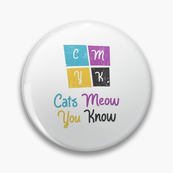 Item preview, CMYK Colors Cat Joke designed and sold by Creatively Torn.