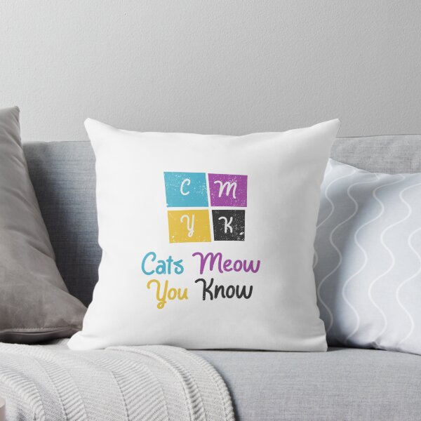 Item preview, CMYK Colors Cat Joke designed and sold by Creatively Torn.