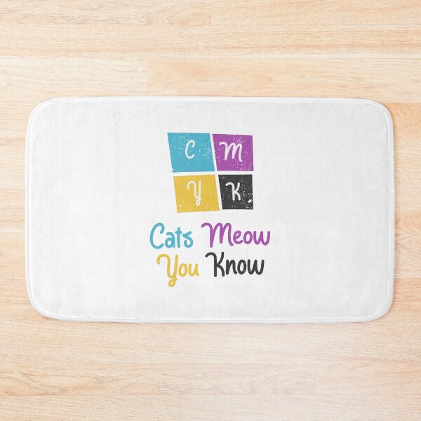 Item preview, CMYK Colors Cat Joke designed and sold by Creatively Torn.