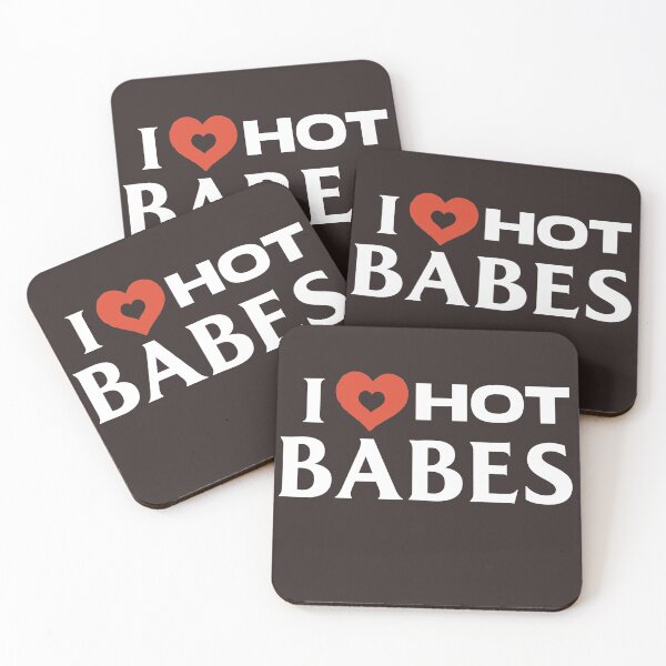 Item preview, I luv Hot Babes Red Heart  designed and sold by Simple2simple.