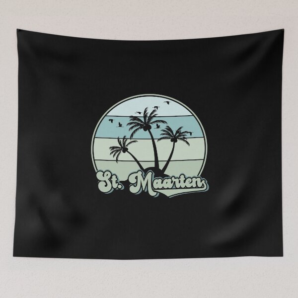 Item preview, St. Maarten retro | Sint Maarten | Saint Martin | Vacation, holiday trip, Travel designed and sold by Violet Treasures.