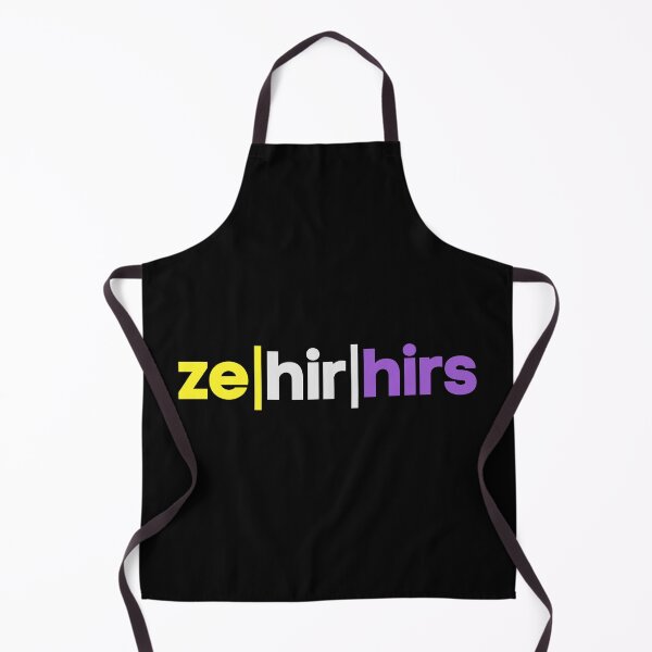 Item preview, Nonbinary / Non Binary / Gender Neutral Pronouns. ze, hir, hirs. Nonbinary Pride designed and sold by Subtle Pride Shop.