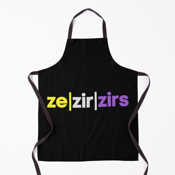 Item preview, Nonbinary / Non Binary / Gender Neutral Pronouns. ze, hir, hirs. Nonbinary Pride designed and sold by Subtle Pride Shop.