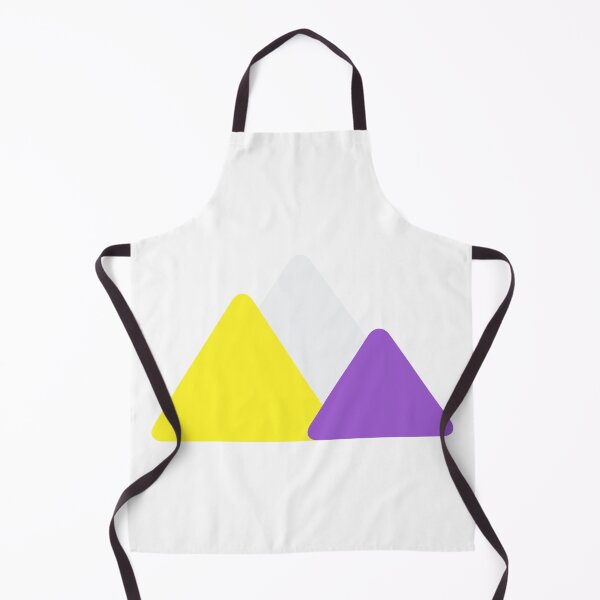 Item preview, Non Binary Flag Mountains. Nonbinary Pride designed and sold by Subtle Pride Shop.