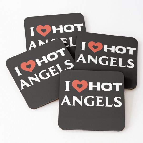 Item preview, I love hot Angels red heart love designed and sold by Simple2simple.