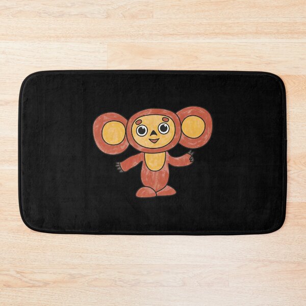Item preview, Peace Sign Cheburashka Doll Cute Soviet Russian Cartoon Character  designed and sold by RussianGifts.