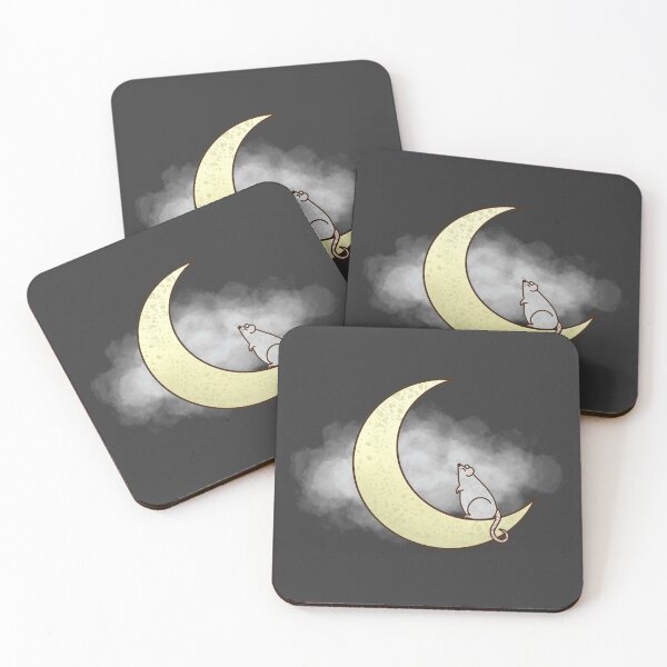 Item preview, Mouse on the moon. designed and sold by FrogsInTheDale.
