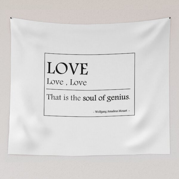 Item preview, Love that is the soul of genius - Mozart  designed and sold by alfa-rouk.