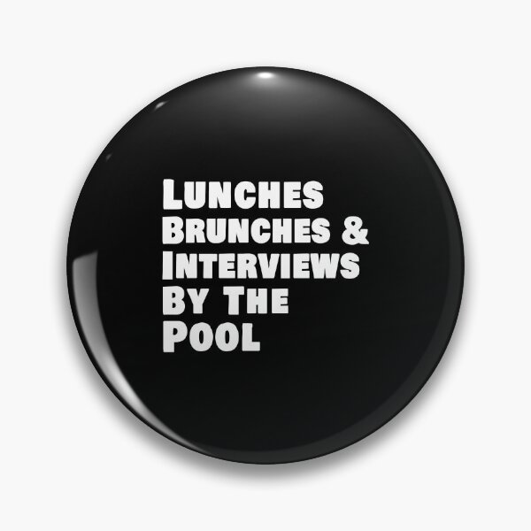 Item preview, Lunches Brunches Interviews By The Pool Hoodie designed and sold by derekvella.
