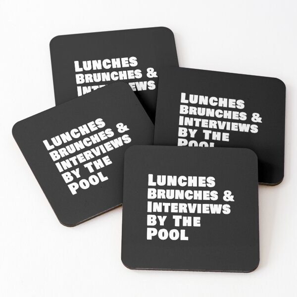 Item preview, Lunches Brunches Interviews By The Pool Hoodie designed and sold by derekvella.