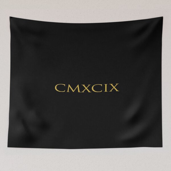 Item preview, Number 999 Roman Numeral CMXCIX Gold designed and sold by NECHSTORE.