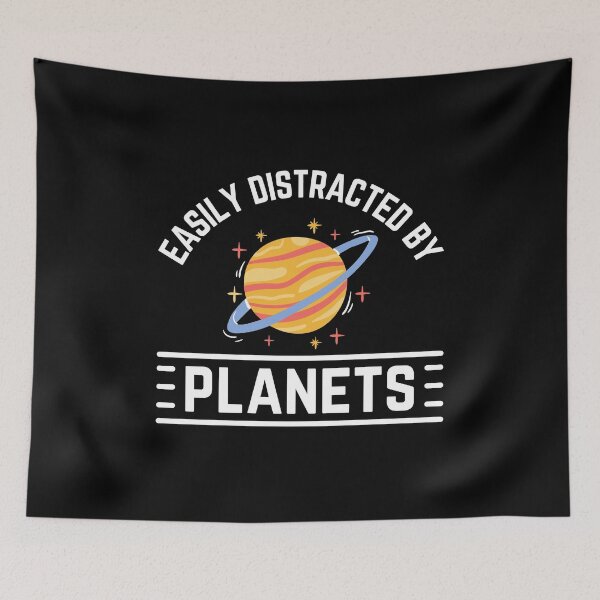 Item preview, Easily Distracted By Planets designed and sold by CeciLop.