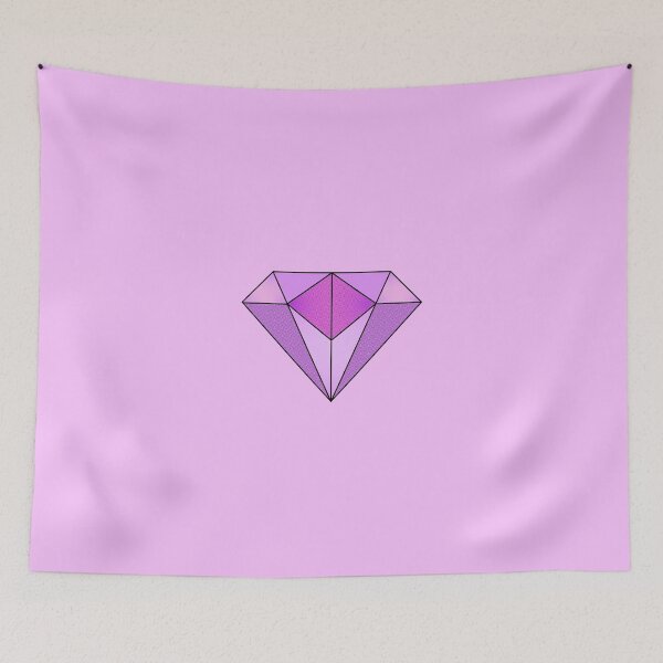 Item preview, diamond is purple and contains graphics. designed and sold by Tamara Design.