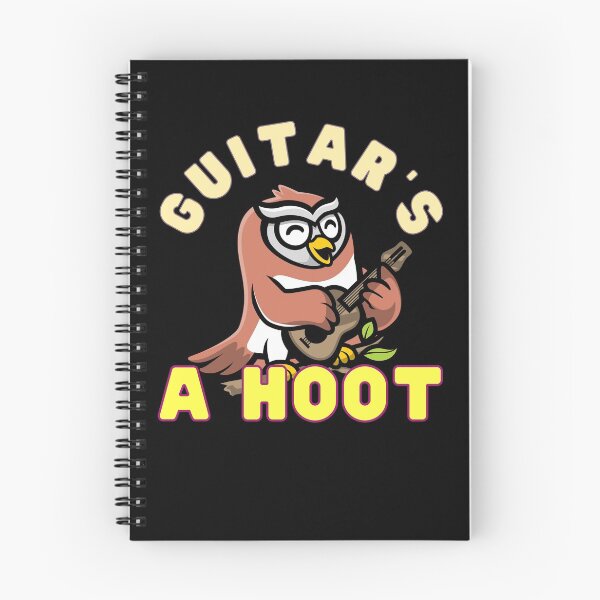 Item preview, Guitar's A Hoot Strumming Owl designed and sold by 12BarTees.