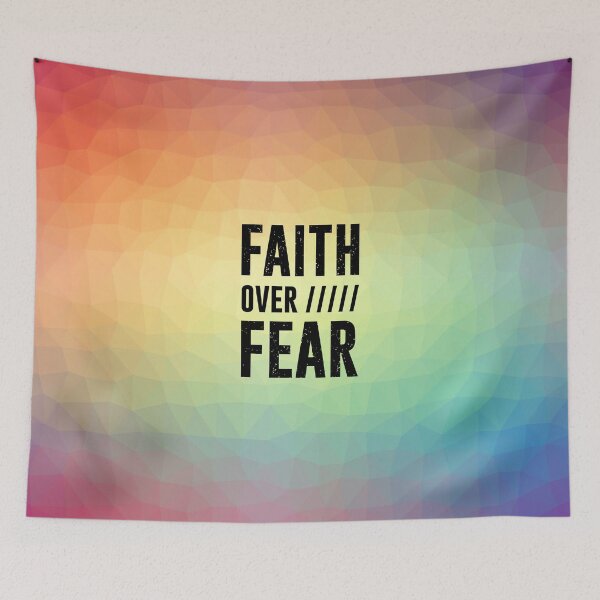 Item preview, Faith Over Fear Abstract designed and sold by ChristianLife.