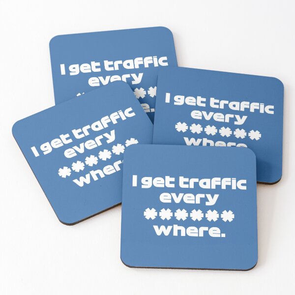 Item preview, Traffic Every ******* Where - GAS. Radio Voice Austrian GP 2021 (Dark Blue BG) designed and sold by FilipeFerreira.