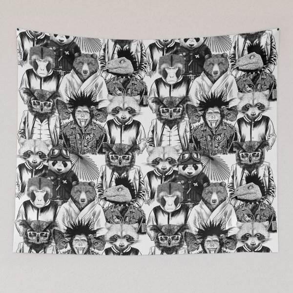 Item preview, Humanized animals pattern designed and sold by albertocubatas.