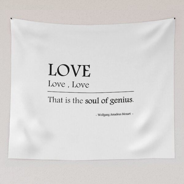 Item preview, Love that is the soul of genius - Mozart  designed and sold by alfa-rouk.