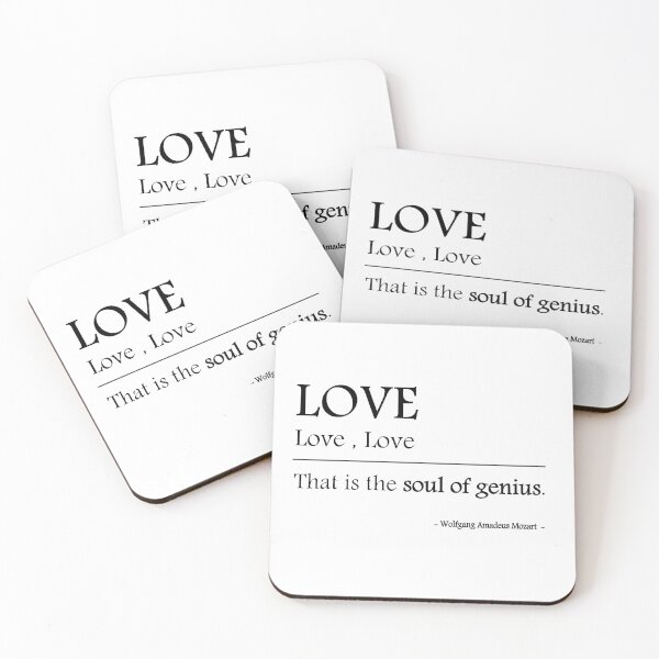 Item preview, Love that is the soul of genius - Mozart  designed and sold by alfa-rouk.
