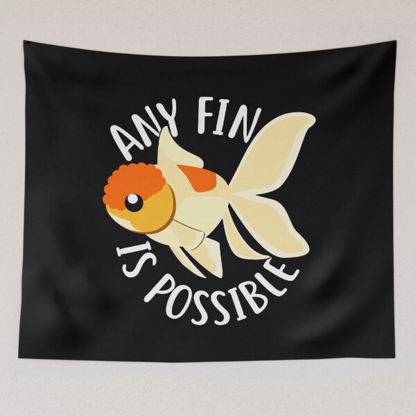 Item preview, Goldfish Any Fin Is Possible designed and sold by Clara Hollins.