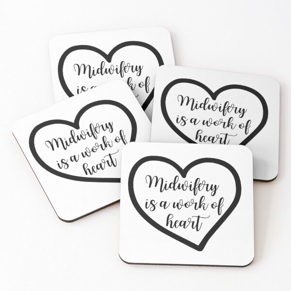Item preview, Midwifery is a work of heart design  designed and sold by myriamec.