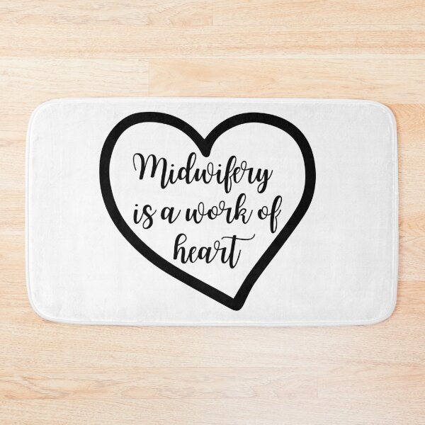 Item preview, Midwifery is a work of heart design  designed and sold by myriamec.