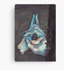crown chakra mudra Canvas Print