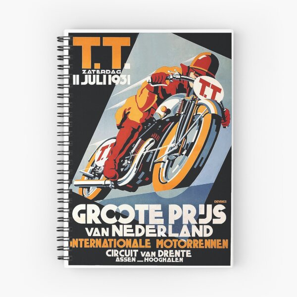 Item preview, 1931 Netherlands Motorcycle Race Poster designed and sold by retrographics.