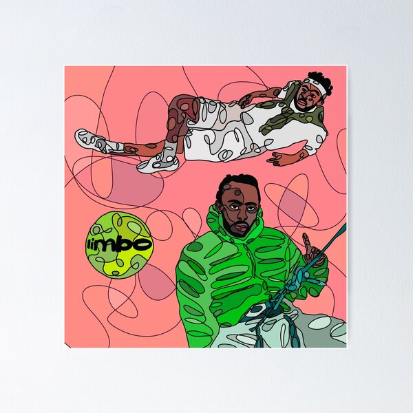 Item preview, Amine Limbo Abstract Cover designed and sold by stickerlocker.