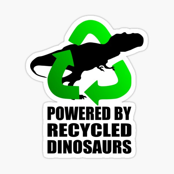 Item preview, Tyrannosaurus Rex II - Powered by Recycled Dinosaurs designed and sold by birdo-art.