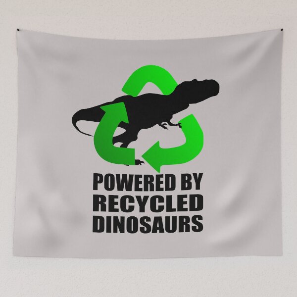 Item preview, Tyrannosaurus Rex II - Powered by Recycled Dinosaurs designed and sold by birdo-art.