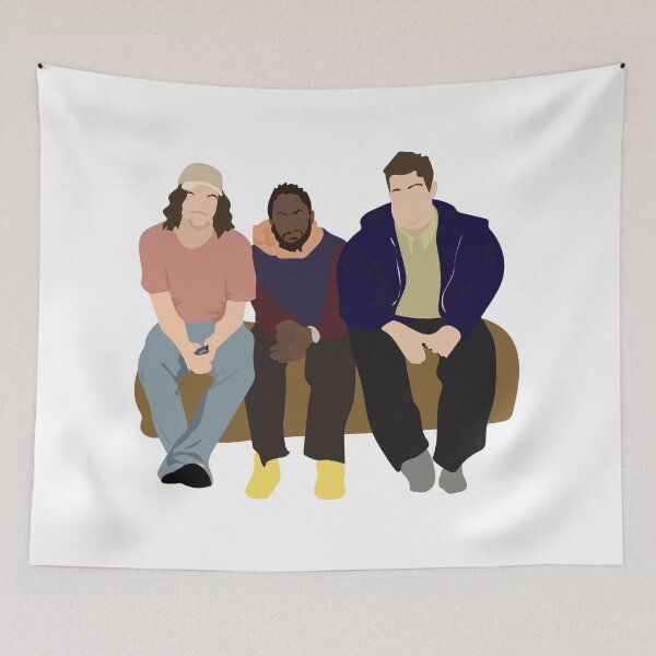Item preview, Nick, Winston, and Schmidt New Girl College Edition designed and sold by vharmonart.